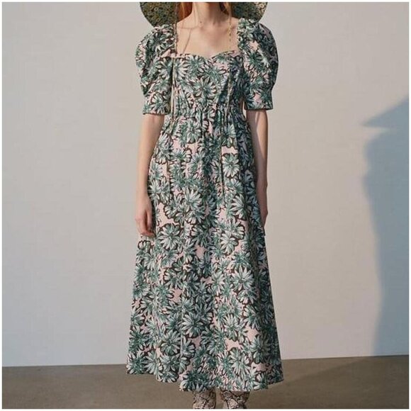 ZARA PRINTED POPLIN DRESS Size S NEW WITH TAG! - Picture 14 of 16